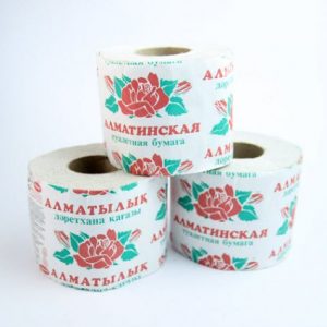 Туалетная бумага "Алматинская", 1 рул
