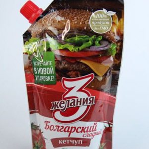 Кетчуп "3 желания" Болгарский сладкий, 450 гр.