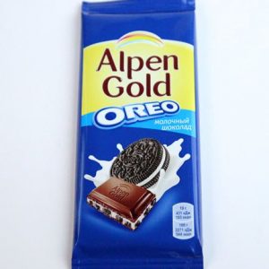 Шоколад "Alpen Gold" орео, молочный шок 95гр