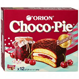 Печенье в глазури "Choco Pie" с вишней, 12шт, 360гр
