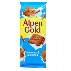 Шоколад "Alpen Gold" молочный шоколад 85гр