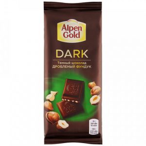 Шоколад "Alpen Gold" тем шок с дробленым фундуком 85гр