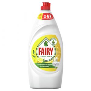 Для мытья посуды «Fairy» сочный лимон, 900 мл
