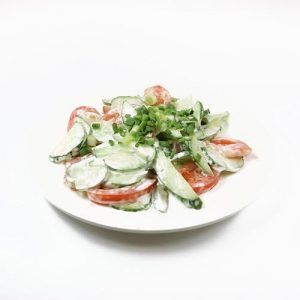 Салат овощной с майонезом