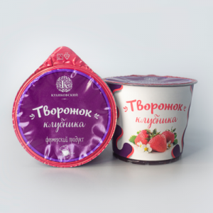 Творожок «Клубника» 6%