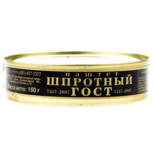Паштет шпротный "Главпродукт" 160г