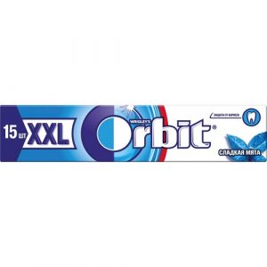 Жевательная резинка “Orbit” сладкая мята XXL 15шт