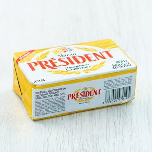 Масло сливочное “Президент” солёное 82%, 400гр