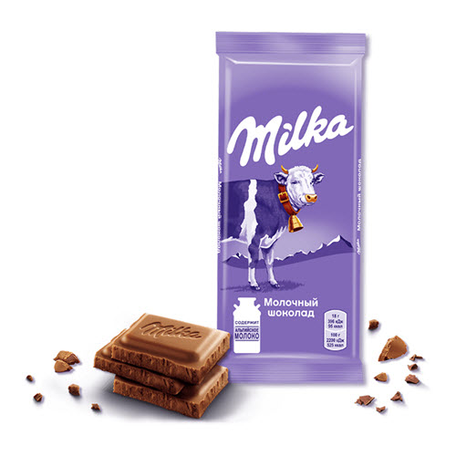 Шоколад “Milka” молочный, 85гр