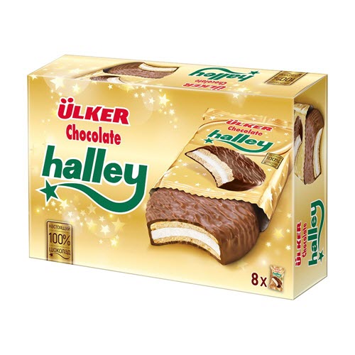 Печенье в глазури “Halley”, 8шт, 240гр