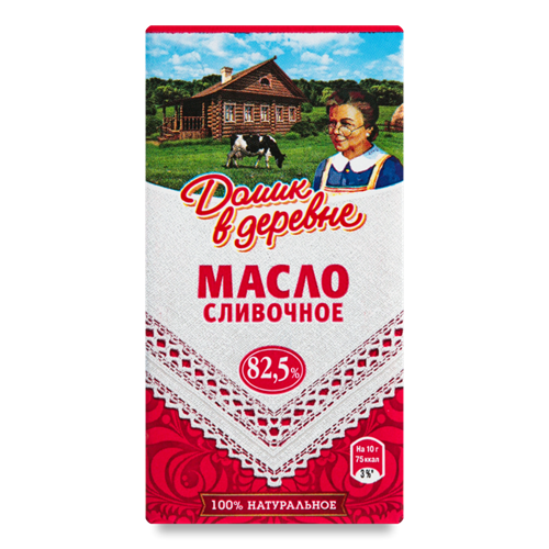 Масло сливочное “Домик в деревне” 82,5%, 180кг