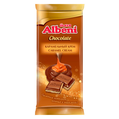 Шоколад “Albeni” карамельный крем, 85гр