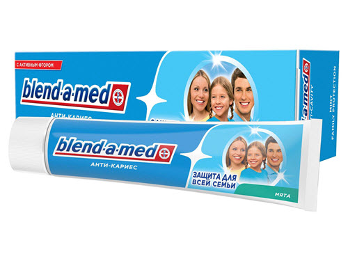 Зубная паста ʺblend-a-medʺ защита для всей семьи, 100 гр