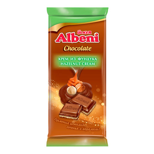 Шоколад “Albeni” крем из фундука, 85гр