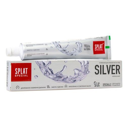 Зубная паста ʺSplat specialʺ silver, 75гр