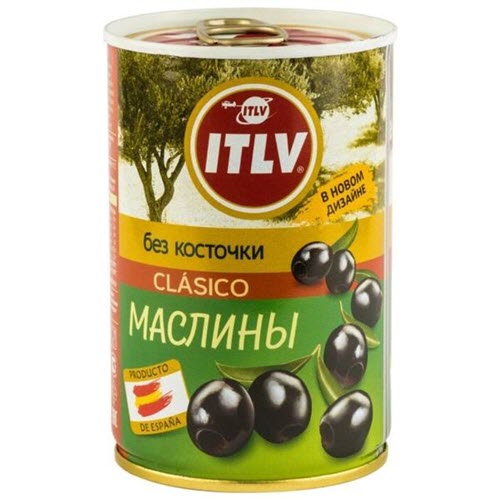 Маслины "ITLV clasico" без косточки, 314гр